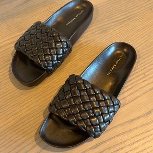 Loeffler Randall woven slide